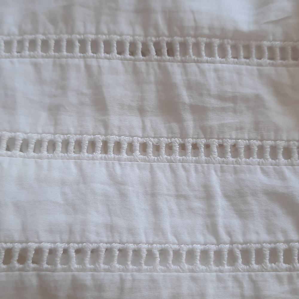 AG Adriano Goldschmied Poppy Tee Dress True White V Neck - Picture 7 of 13